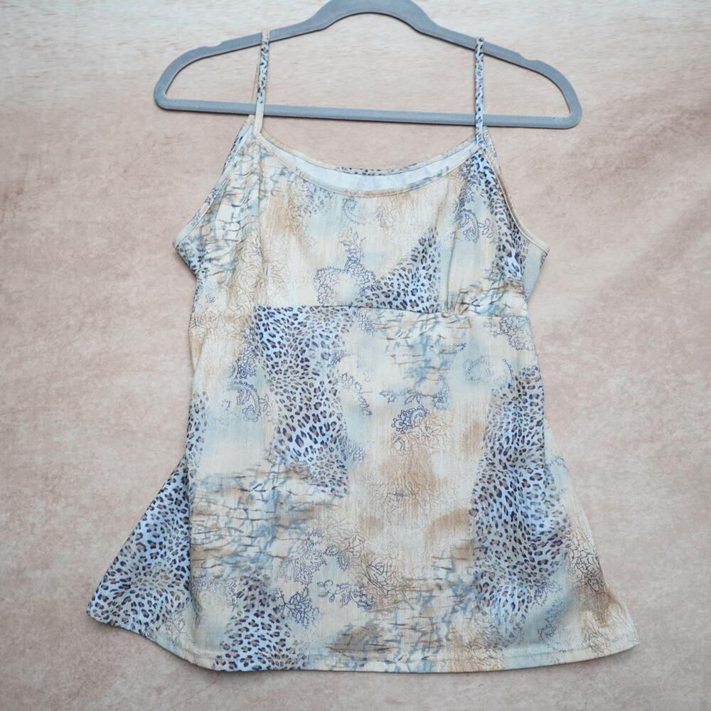 Weekenders Joy Cami Animal Print L Y2K